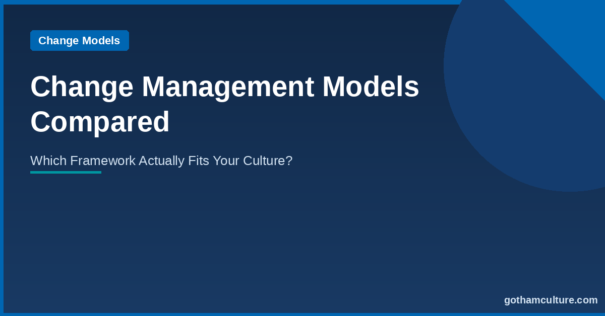 Overcoming Resistance to Change: The Cultural Dynamics Leaders Miss