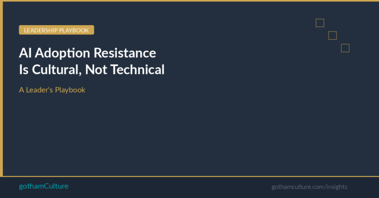 Why Employees Resist AI and What Culture Has to Do With It — gothamCulture