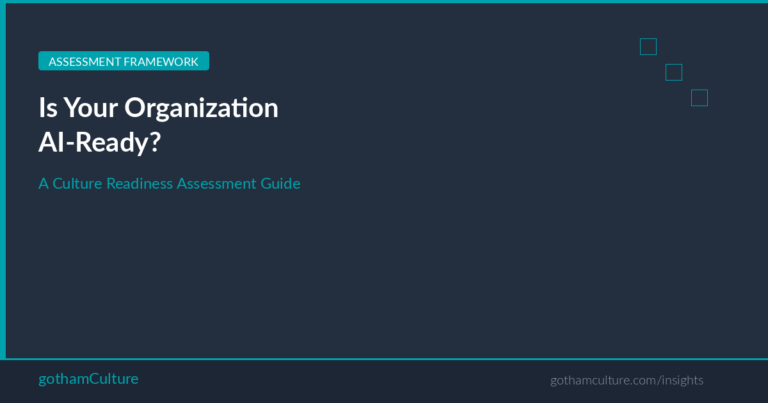 AI Culture Readiness Assessment for Organizations — gothamCulture