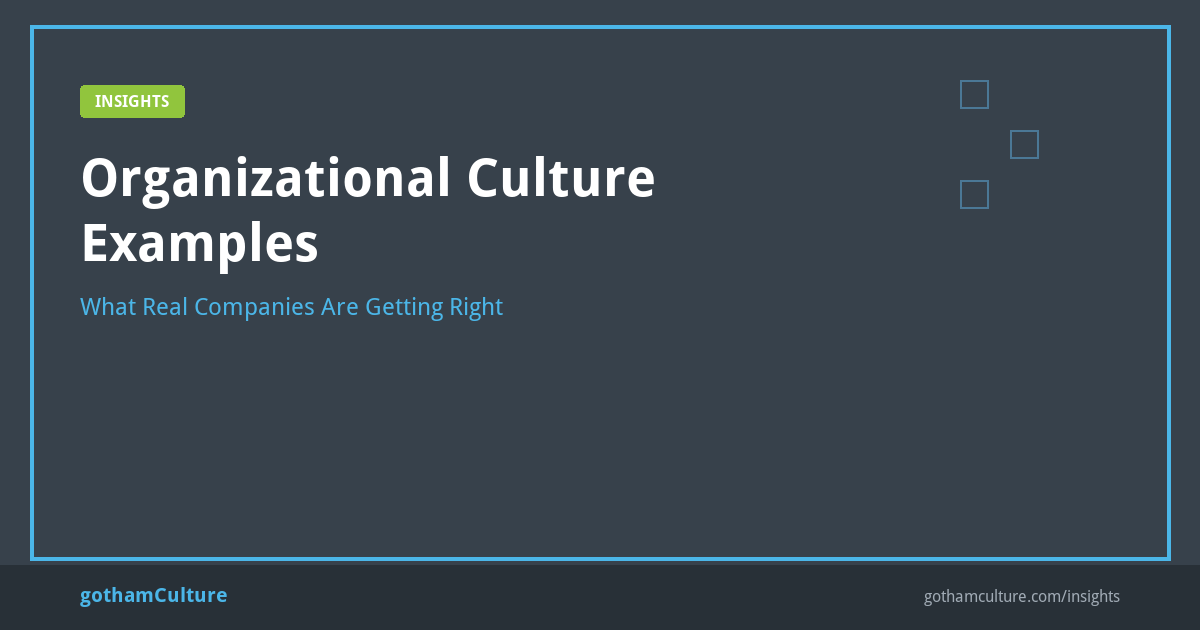 Organizational culture examples showing diverse workplace teams collaborating effectively